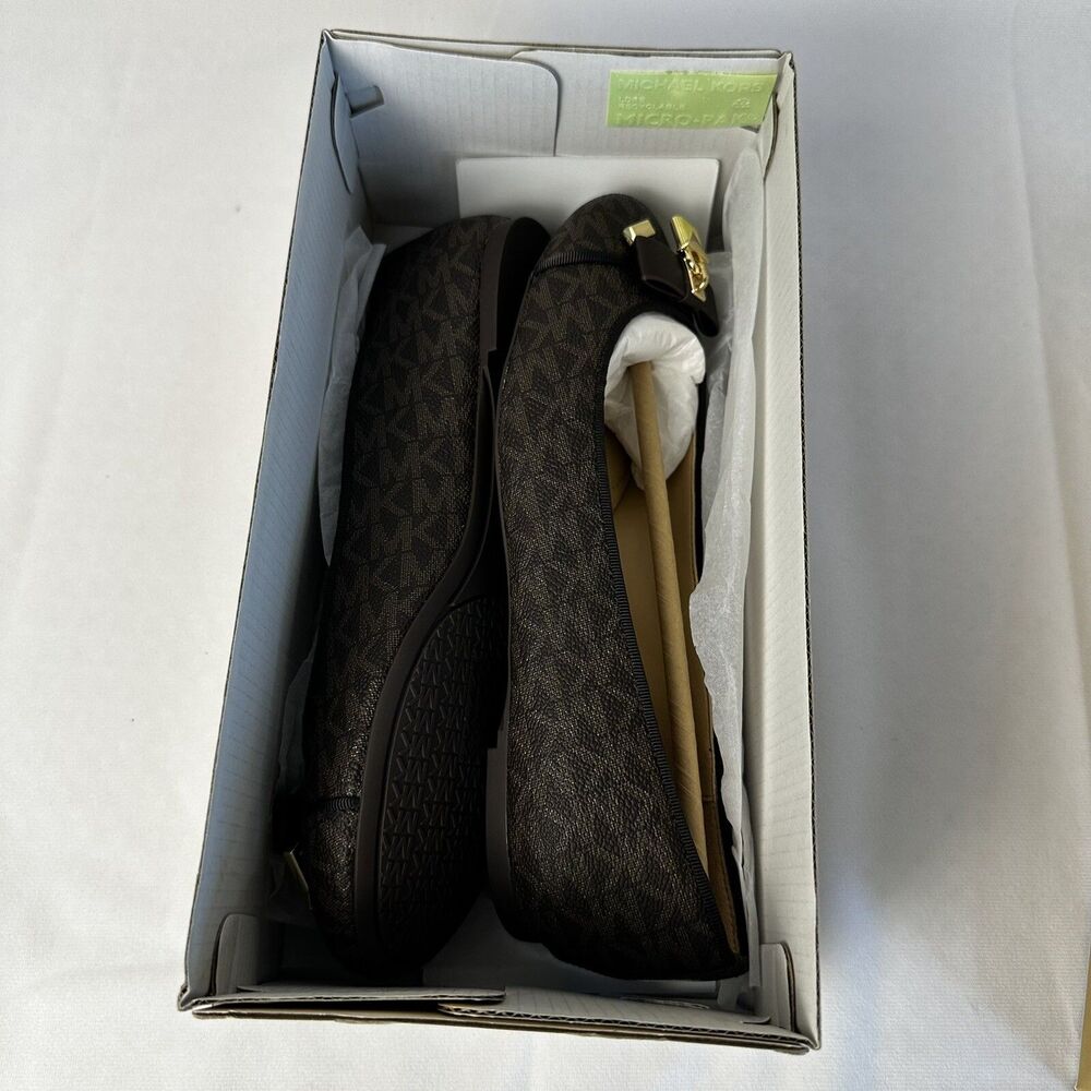 Michael Kors Alice Logo Ballet Flats Size 6.5 - Picture 8 of 8